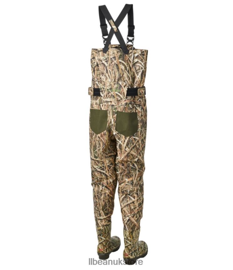 Outdoor Equipment L.L.Bean Apex Waterfowl Bootfoot Waders with Super Seam Technology Mossy Oak Shadow Grass Blades Men 0VRR661537