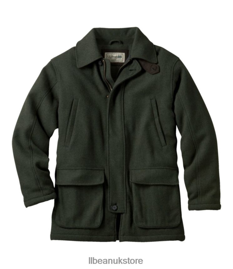 Outerwear L.L.Bean Maine Guide Wool Parka Loden Heather Men 0VRR665121