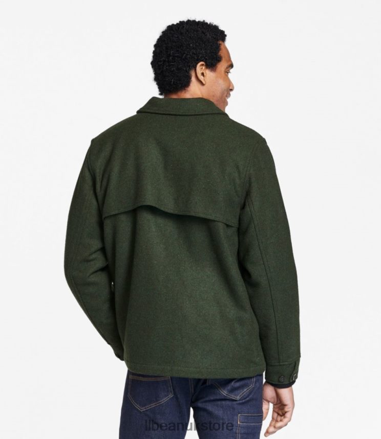 Outerwear L.L.Bean Maine Guide Zip-Front Jac-Shirt with PrimaLoft Loden Men 0VRR66911