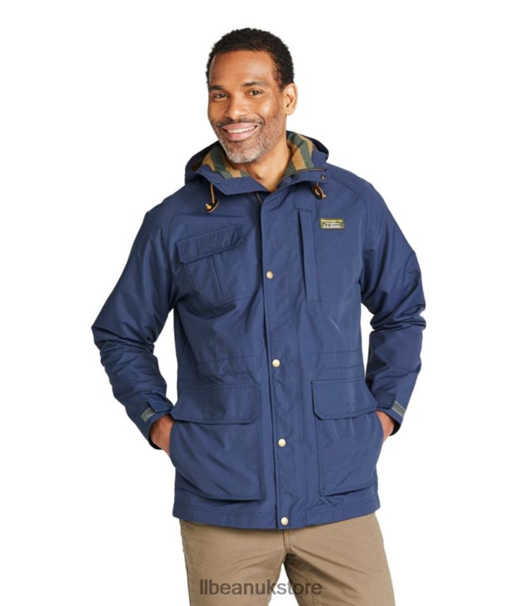 Outerwear L.L.Bean Mountain Classic Water-Resistant Jacket Nautical Navy Men 0VRR66519