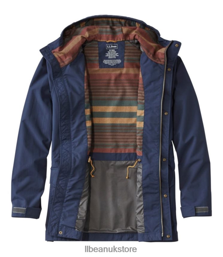 Outerwear L.L.Bean Mountain Classic Water-Resistant Jacket Nautical Navy Men 0VRR66519