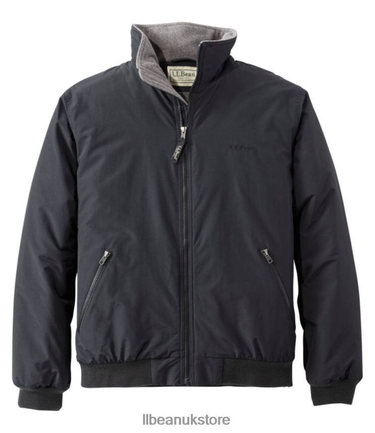 Outerwear L.L.Bean Warm-Up Jacket Black Men 0VRR663614