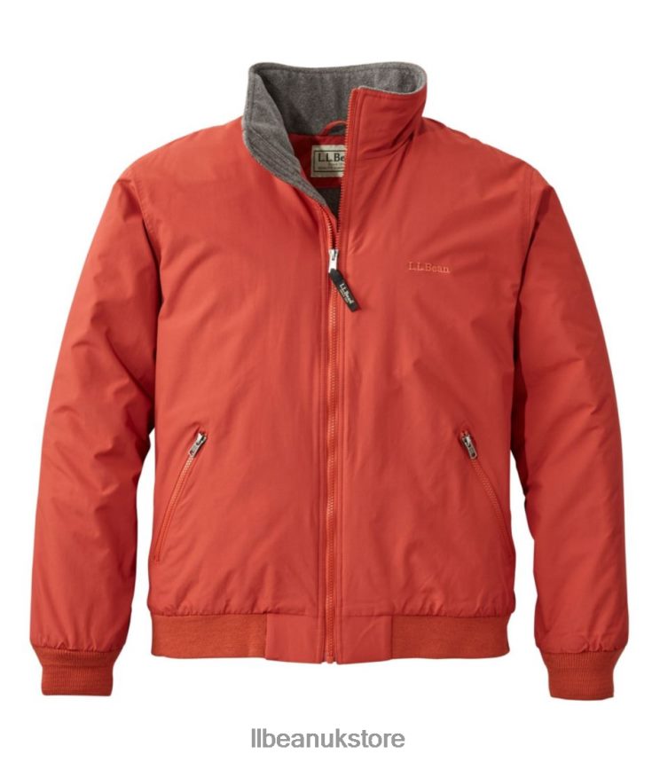 Outerwear L.L.Bean Warm-Up Jacket Rust Orange Men 0VRR665085