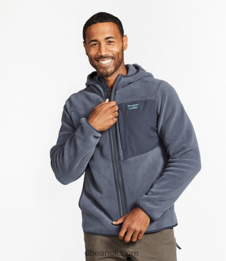 Outerwear L.L.Bean Mountain Classic Fleece Hoodie Rain Forest Men 0VRR667017
