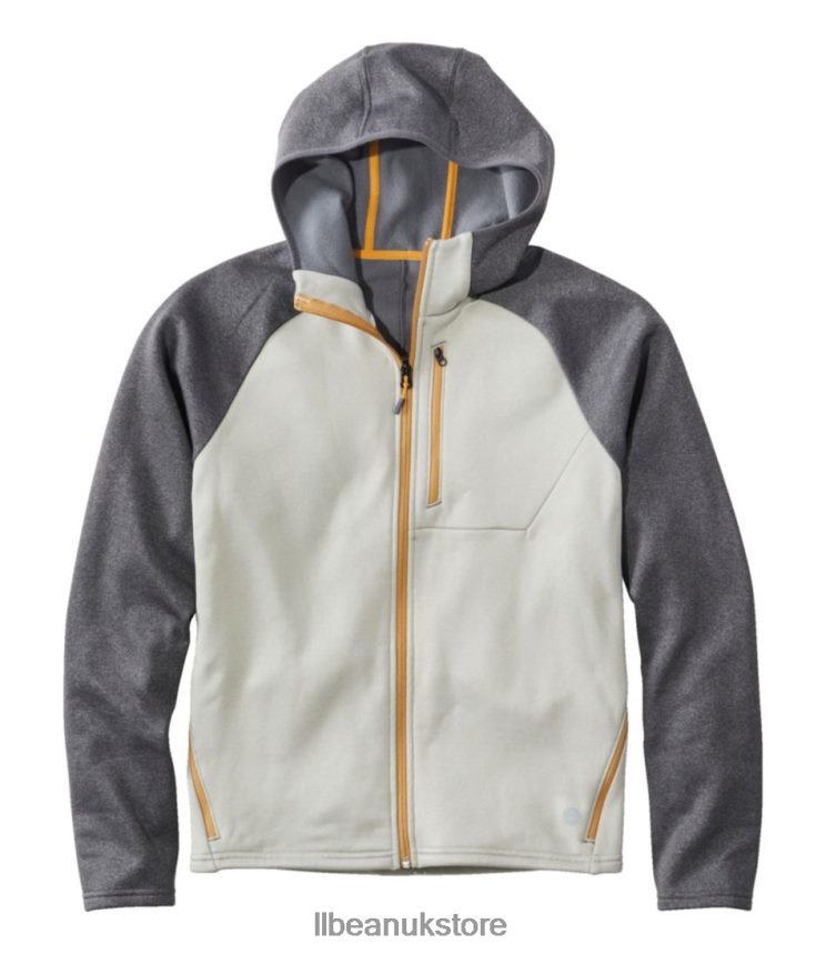 Outerwear L.L.Bean Mountain Fleece Full-Zip Hoodie Alloy Gray/Woodsmoke Men 0VRR664941