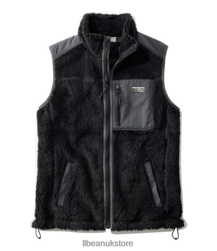 Outerwear L.L.Bean Sherpa Vest Black Men 0VRR664943