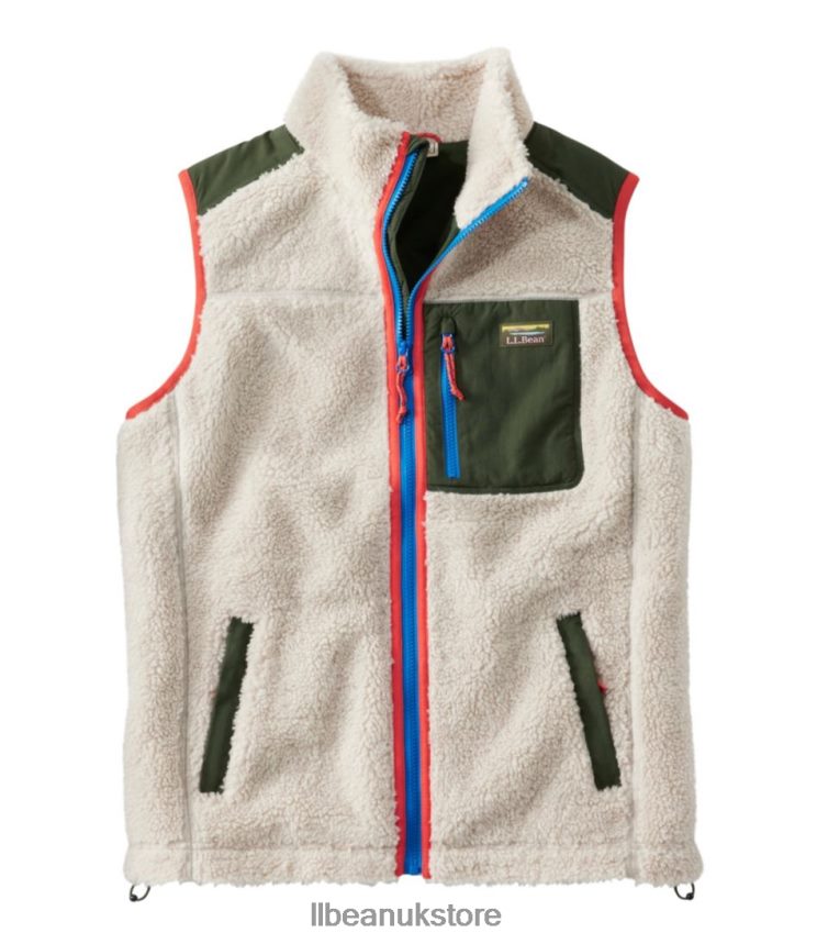 Outerwear L.L.Bean Sherpa Vest Soapstone Men 0VRR663394