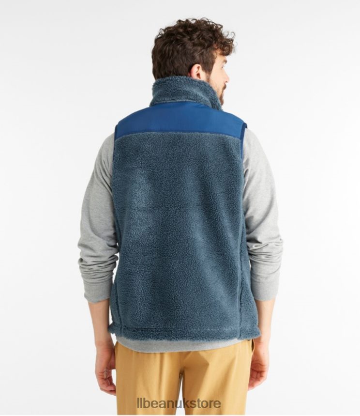 Outerwear L.L.Bean Sherpa Vest Storm Blue Men 0VRR66524