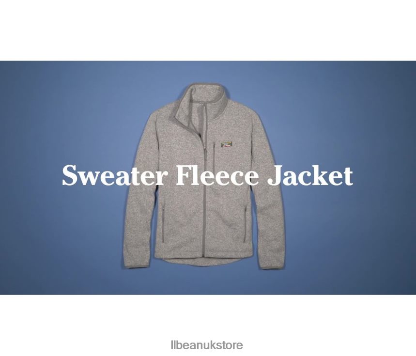 Outerwear L.L.Bean Sweater Fleece Full-Zip Jacket Dark Hunter Men 0VRR663278