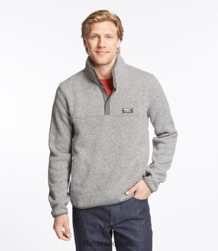 Outerwear L.L.Bean Sweater Fleece Pullover Mountain Red Men 0VRR666053