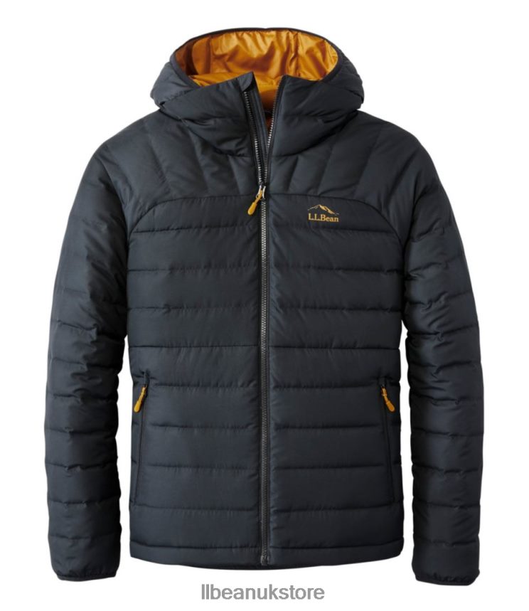 Outerwear L.L.Bean Down Hooded Jacket Black Men 0VRR663662
