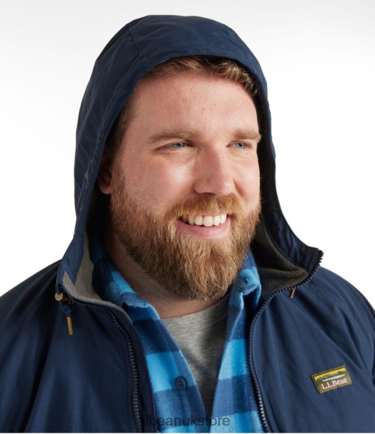 Outerwear L.L.Bean Insulated 3-Season Bomber Hooded Jacket Black Men 0VRR665141