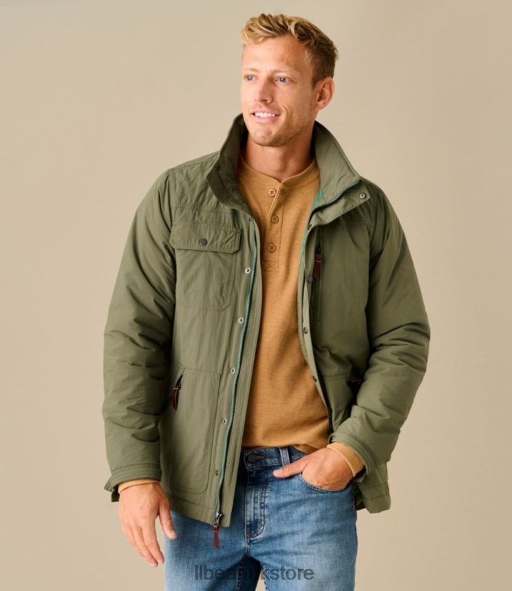 Outerwear L.L.Bean Insulated Travel Jacket Carbon Navy Men 0VRR663520