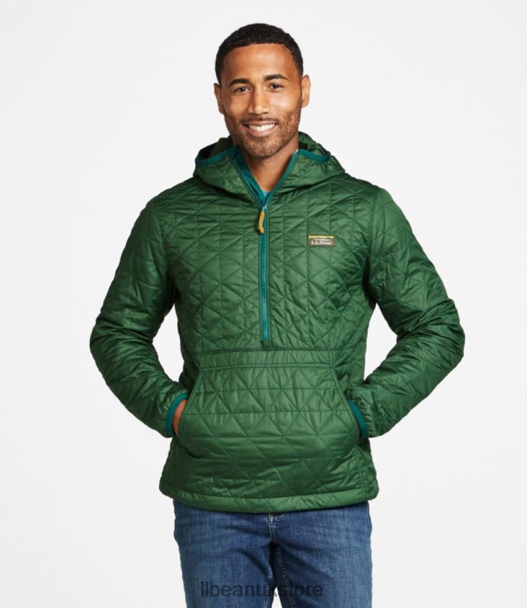 Outerwear L.L.Bean Katahdin Insulated Pullover Rain Forest Men 0VRR664965