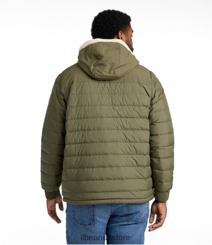 Outerwear L.L.Bean Mountain Classic Down Hooded Jacket Nautical Navy Men 0VRR66756