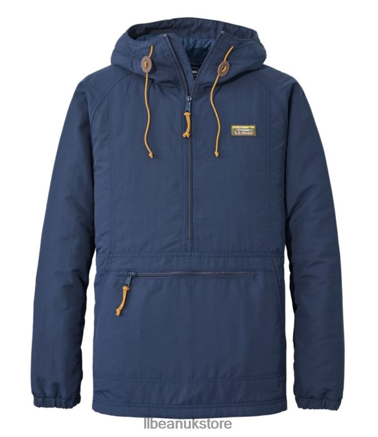 Outerwear L.L.Bean Mountain Classic Insulated Anorak Nautical Navy Men 0VRR66878