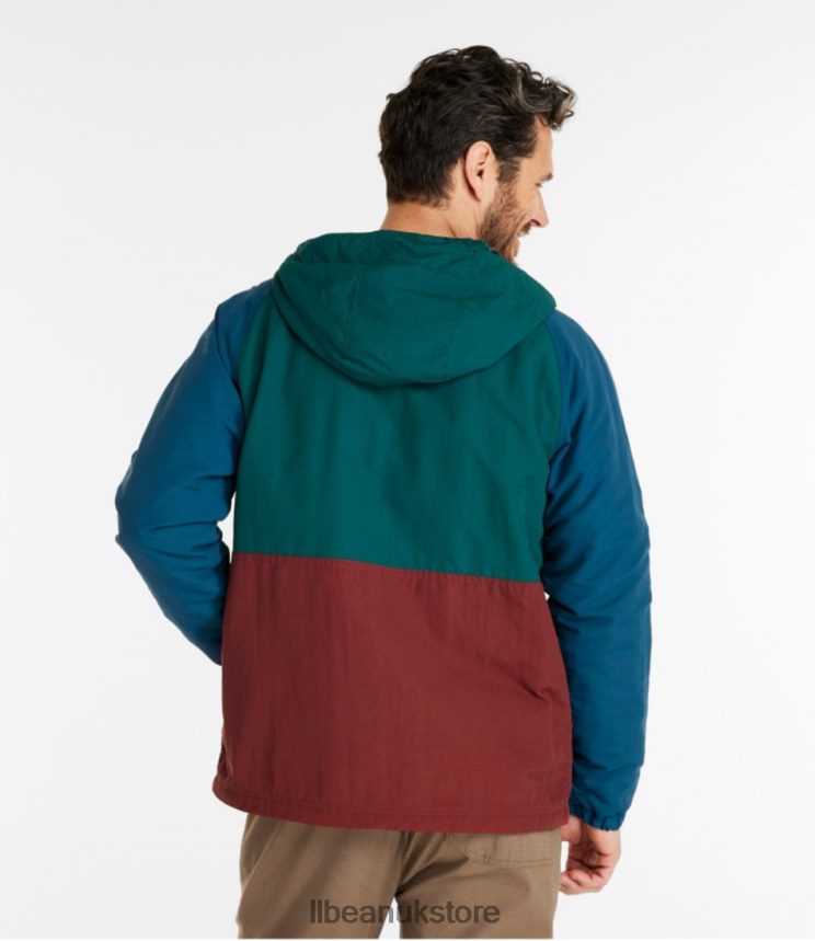 Outerwear L.L.Bean Mountain Classic Insulated Anorak Spruce/Tuscan Olive Men 0VRR66581
