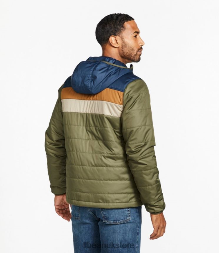 Outerwear L.L.Bean Mountain Classic Puffer Hooded Jacket Nautical Navy/Deep Admiral Blue Men 0VRR66533