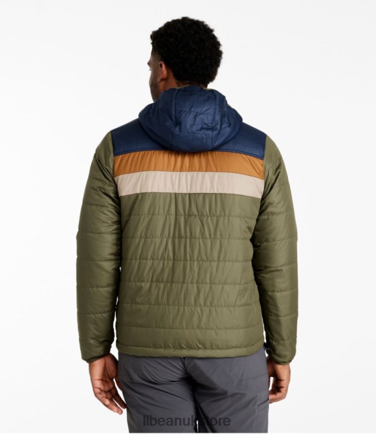 Outerwear L.L.Bean Mountain Classic Puffer Hooded Jacket Nautical Navy/Deep Admiral Blue Men 0VRR66533