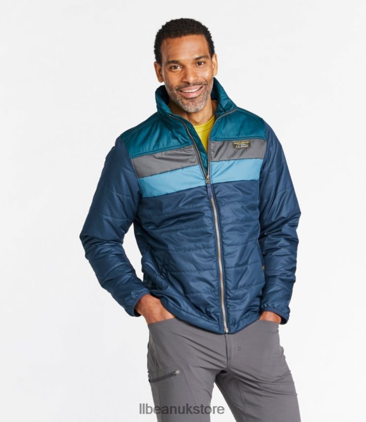 Outerwear L.L.Bean Mountain Classic Puffer Jacket Kelp Green/Nautical Navy Men 0VRR665959