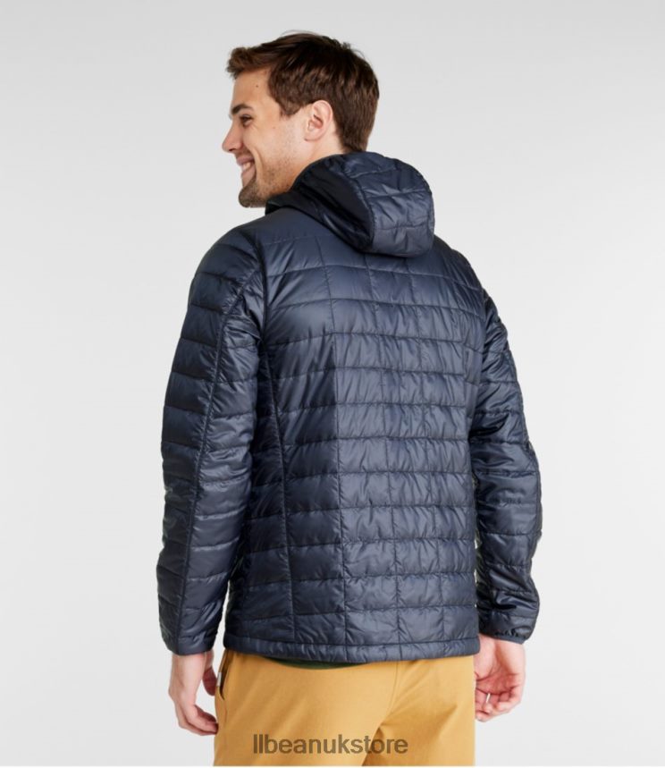 Outerwear L.L.Bean PrimaLoft Packaway Hooded Jacket Carbon Navy Men 0VRR663386