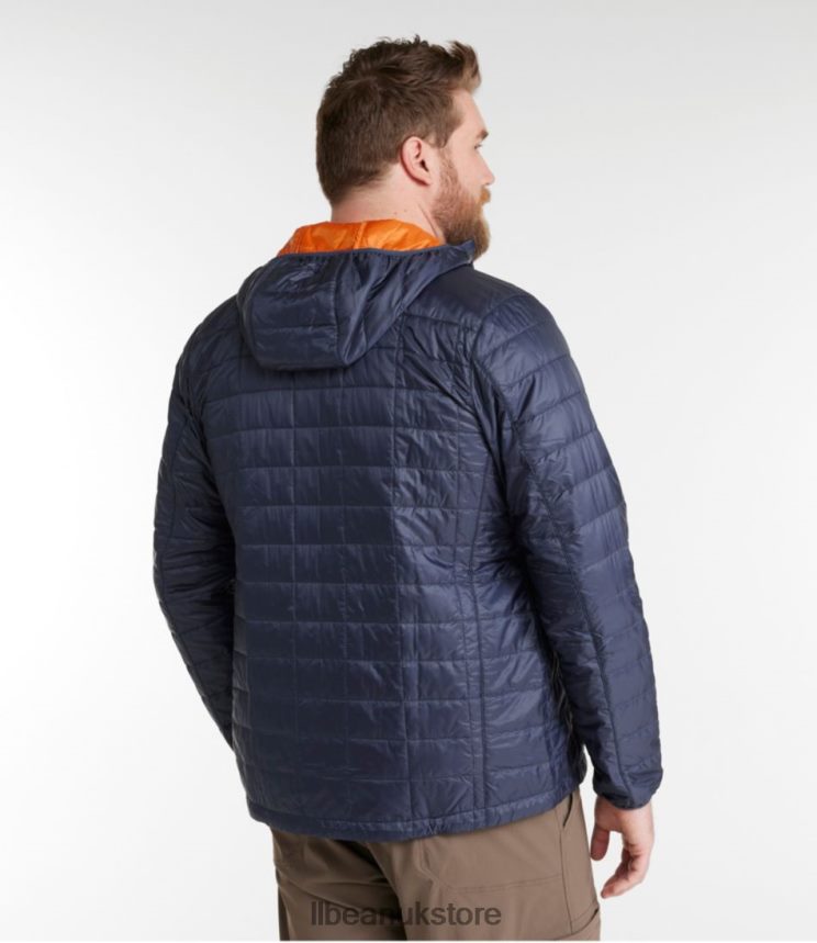 Outerwear L.L.Bean PrimaLoft Packaway Hooded Jacket Carbon Navy Men 0VRR663386