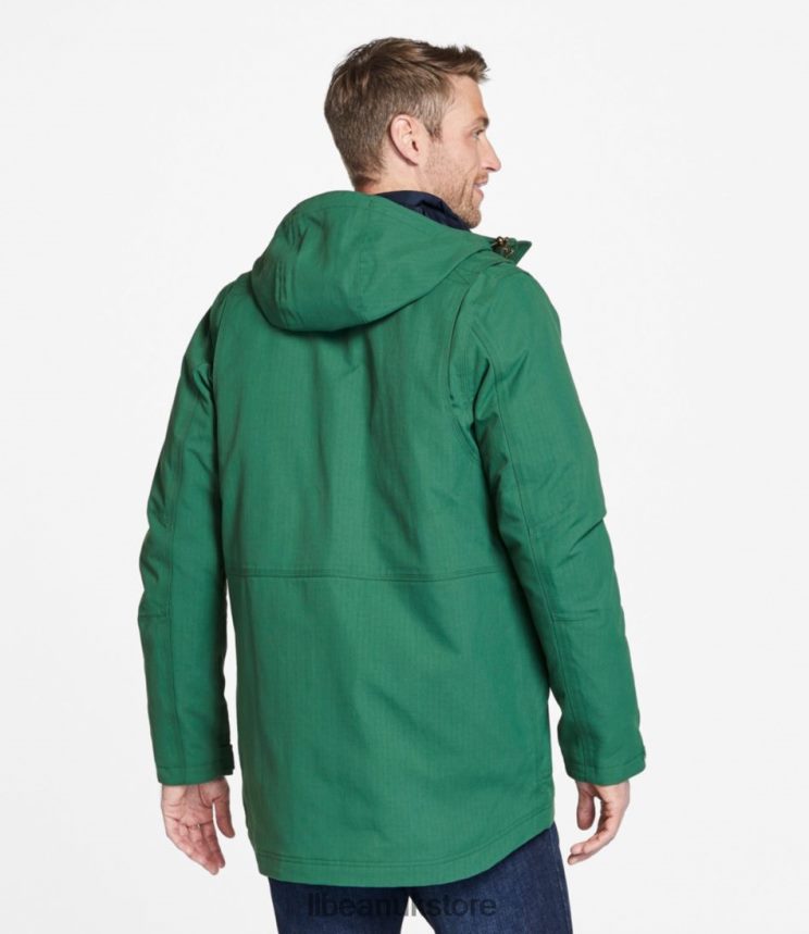 Outerwear L.L.Bean Rugged 3-in-1 Parka Fatigue Green Men 0VRR66953