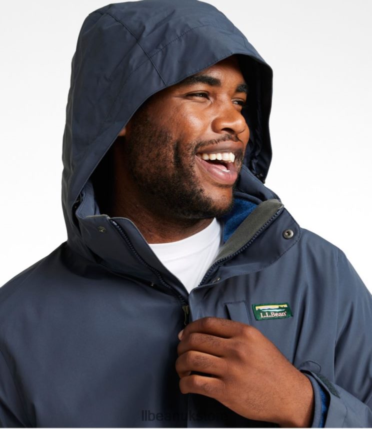 Outerwear L.L.Bean Sweater Fleece 3-in-1 Jacket Black Men 0VRR663698