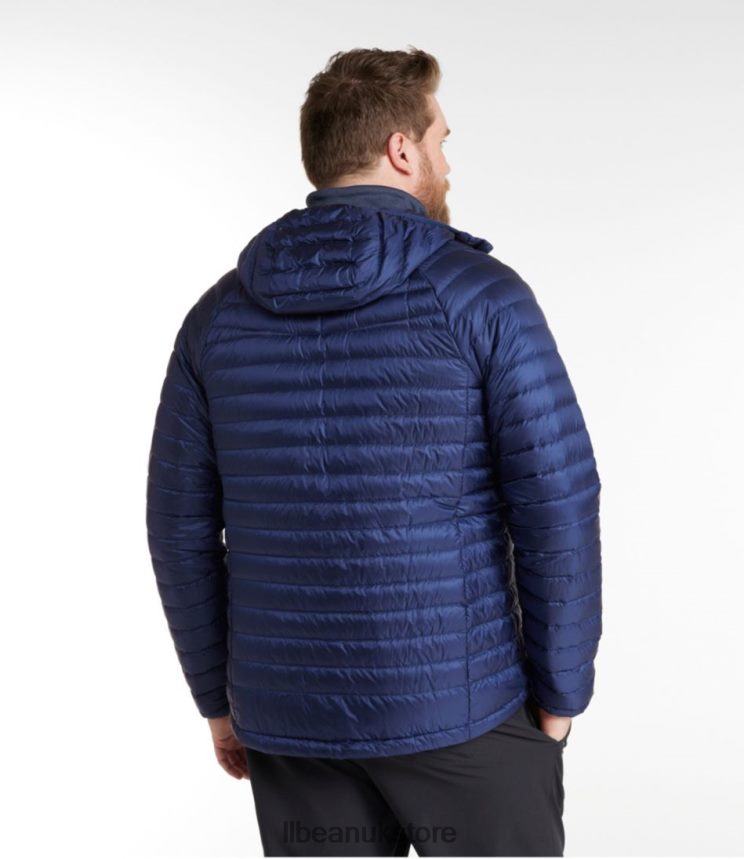 Outerwear L.L.Bean Ultralight 850 Down Sweater Hooded Jacket Black Men 0VRR66575