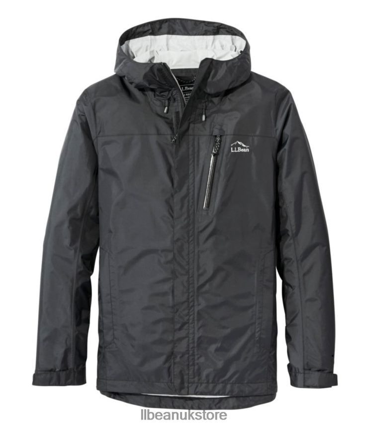 Outerwear L.L.Bean Trail Model Rain Jacket Black Men 0VRR666491