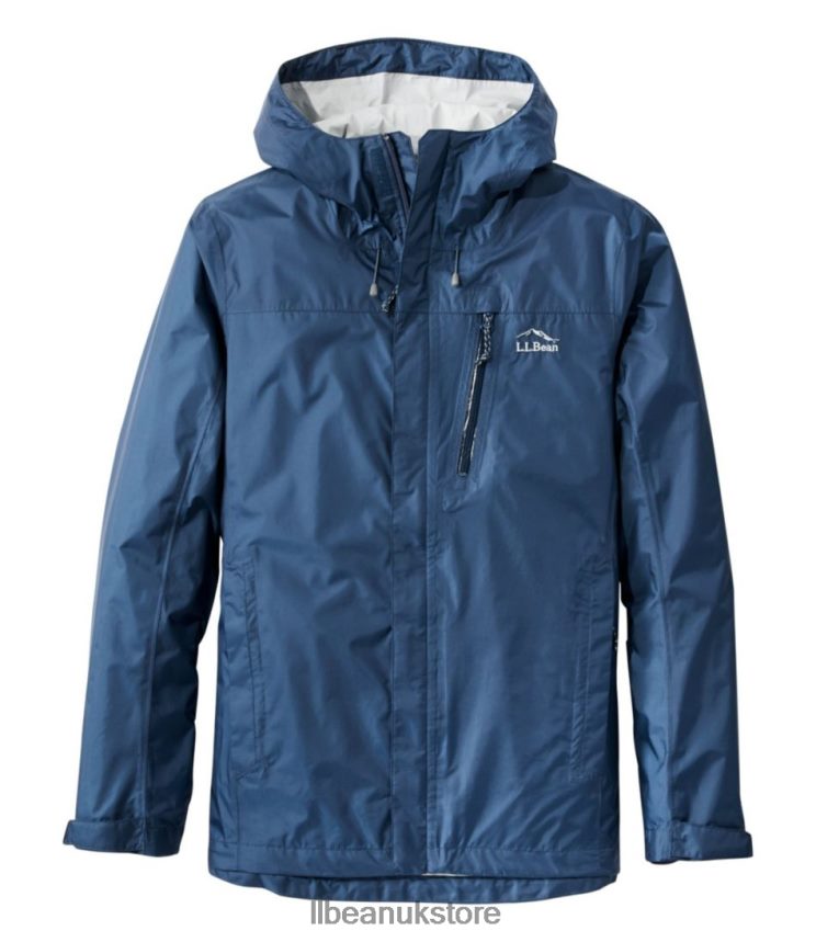 Outerwear L.L.Bean Trail Model Rain Jacket Nautical Navy Men 0VRR66224