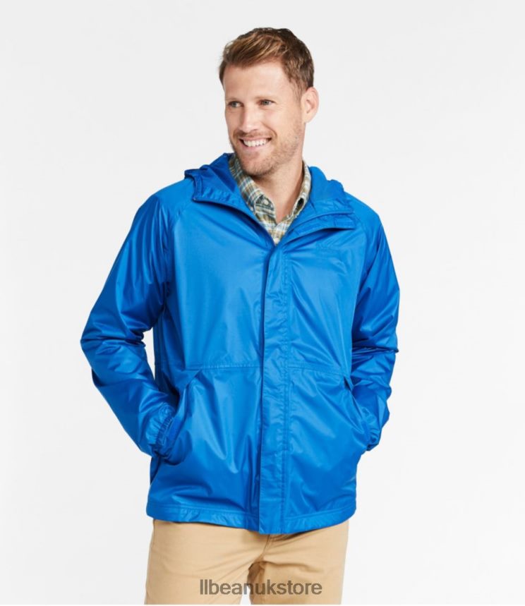 Outerwear L.L.Bean Waterproof Windbreaker Jacket Dark Red Men 0VRR66293