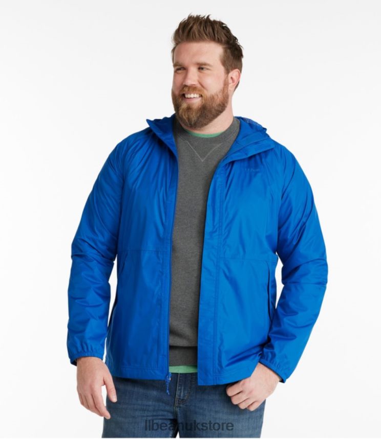 Outerwear L.L.Bean Waterproof Windbreaker Jacket Dark Red Men 0VRR66293