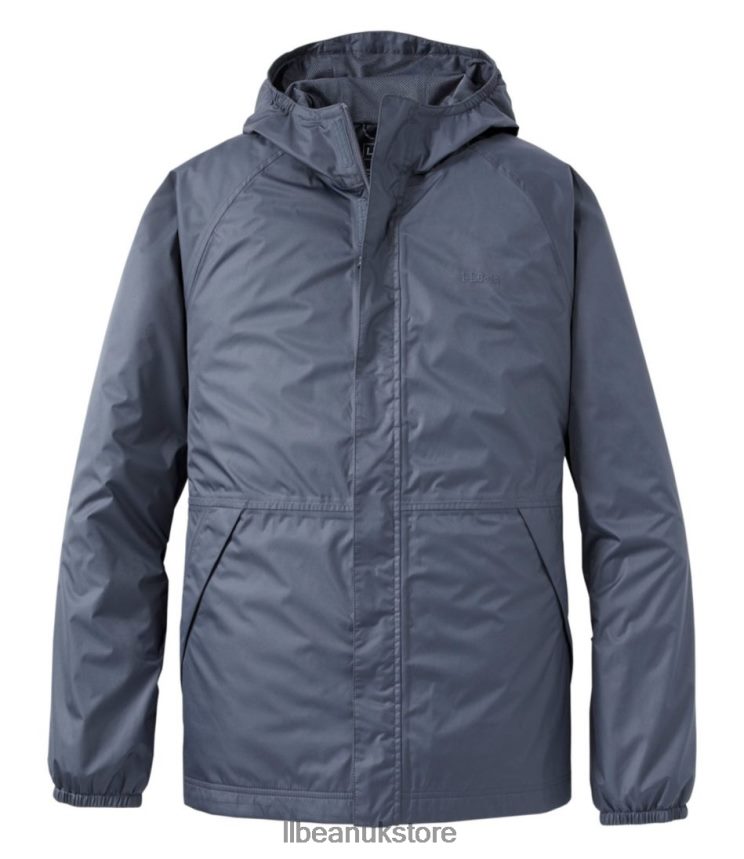 Outerwear L.L.Bean Waterproof Windbreaker Jacket Gunmetal Gray Men 0VRR665820