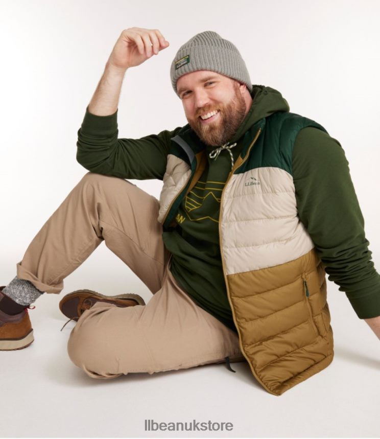 Outerwear L.L.Bean Down Vest Fatigue Green/Deep Balsam Men 0VRR66639