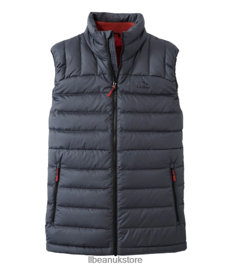 Outerwear L.L.Bean Down Vest Gunmetal Gray Men 0VRR664946