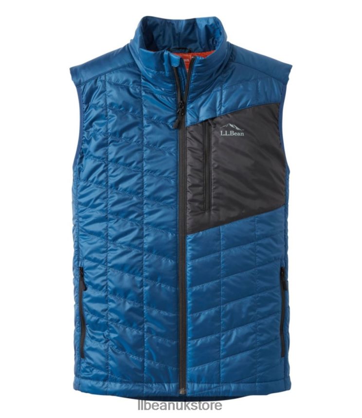 Outerwear L.L.Bean PrimaLoft Packaway Vest Dark Marine Blue/Black Men 0VRR665918
