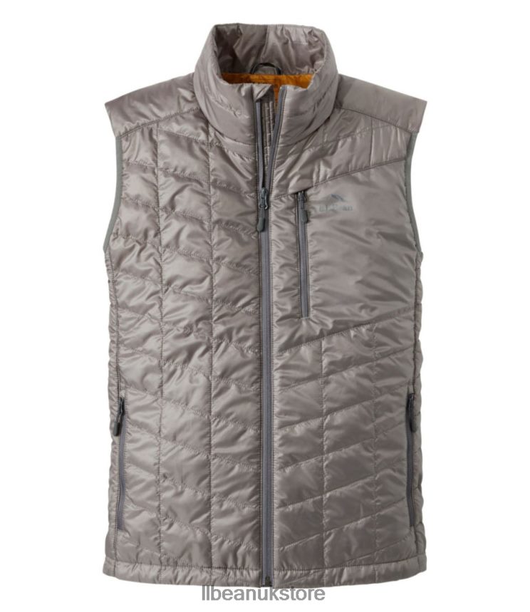 Outerwear L.L.Bean PrimaLoft Packaway Vest Graphite/Alloy Gray Men 0VRR666597