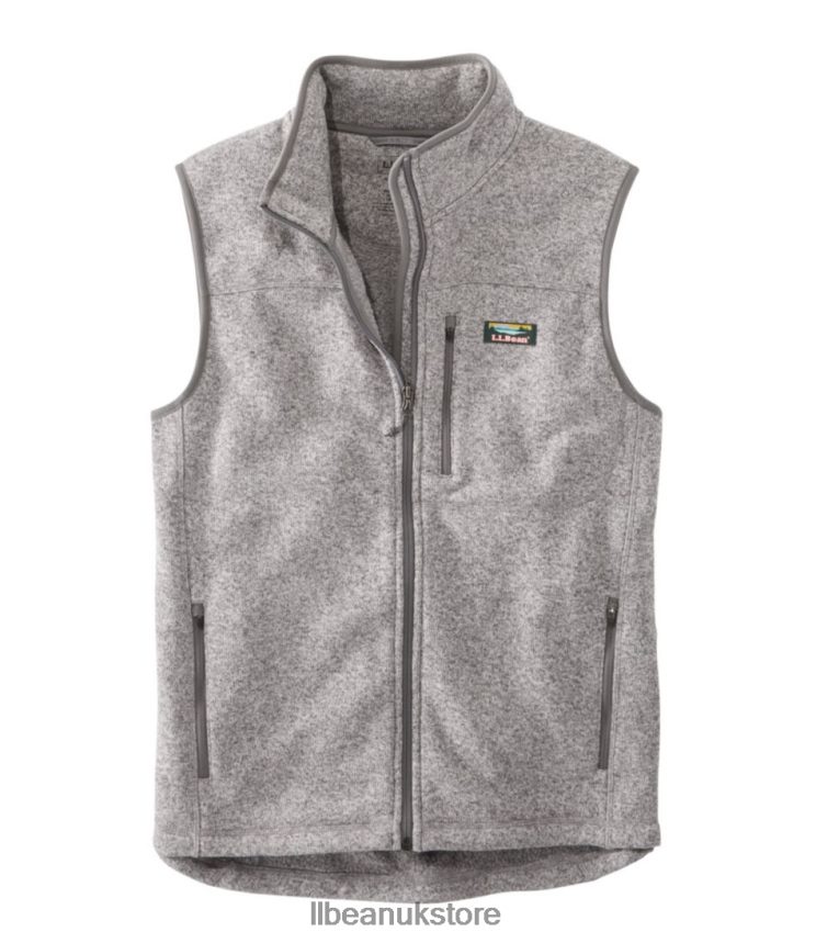 Outerwear L.L.Bean Sweater Fleece Vest Grey Heather Men 0VRR66395