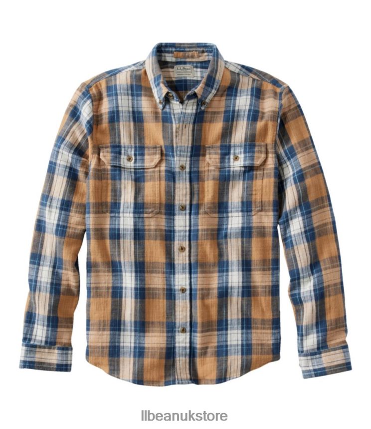 Clothing L.L.Bean 1912 Field Flannel Shirt Barley Men 0VRR66184