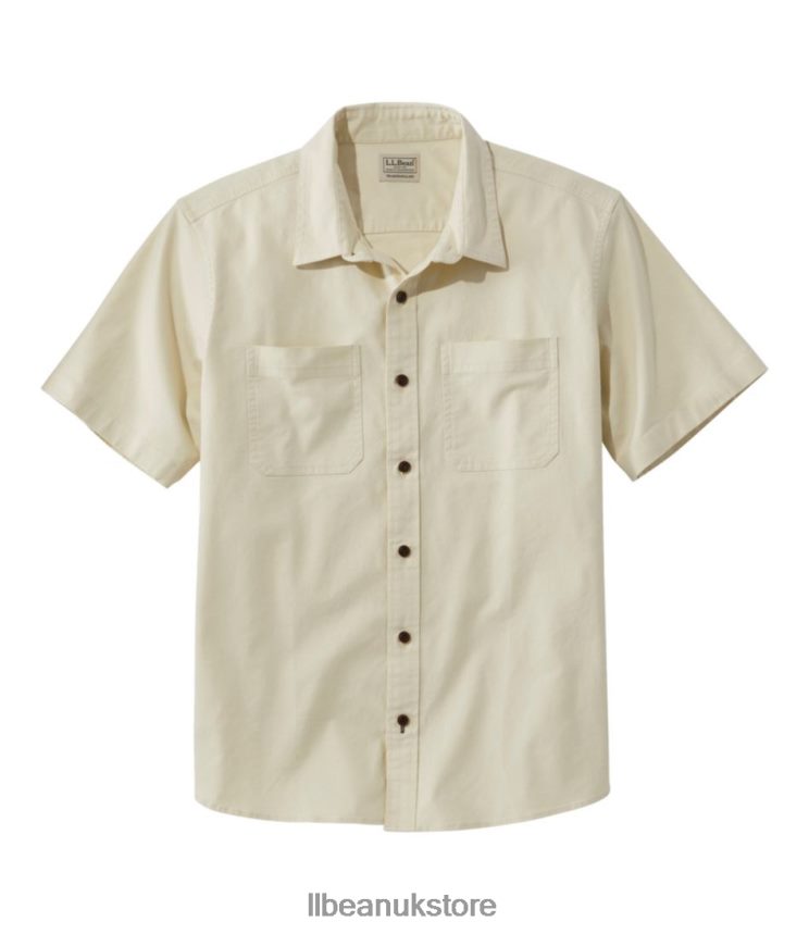 Clothing L.L.Bean BeanFlex Twill Shirt Pale Khaki Men 0VRR667291