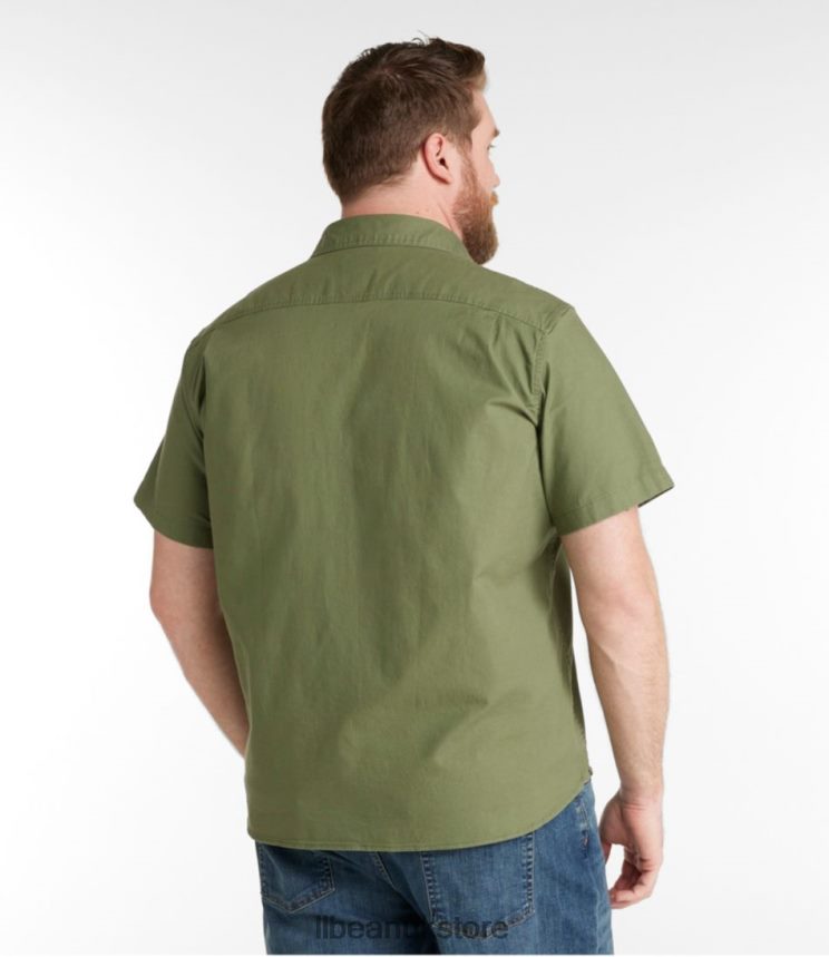 Clothing L.L.Bean BeanFlex Twill Shirt Pale Khaki Men 0VRR667291