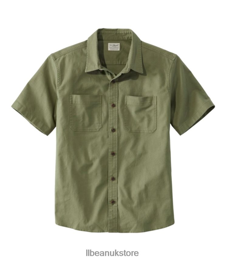 Clothing L.L.Bean BeanFlex Twill Shirt Sage Men 0VRR667184