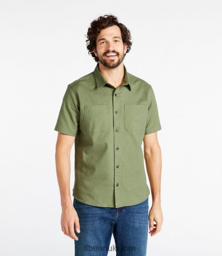 Clothing L.L.Bean BeanFlex Twill Shirt Sea Pine Men 0VRR663116