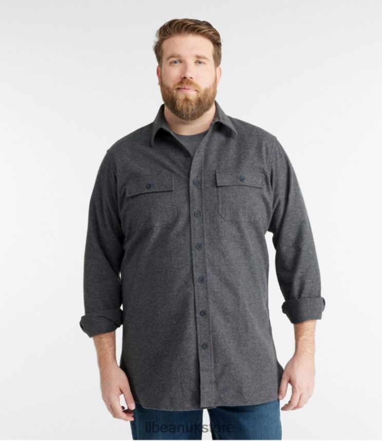 Clothing L.L.Bean Chamois Shirt Navy Men 0VRR66373