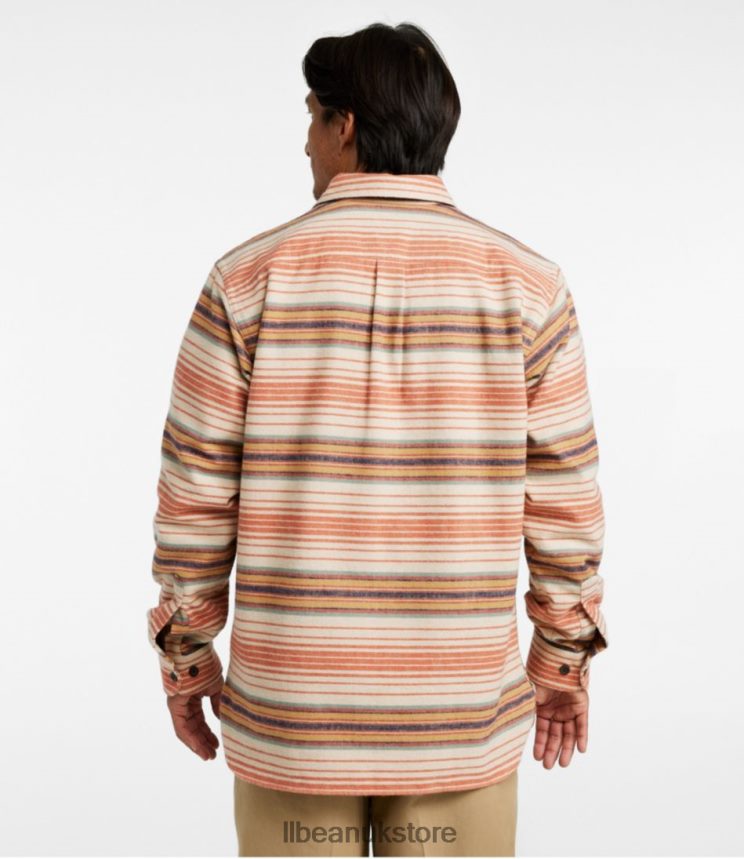 Clothing L.L.Bean Chamois Shirt Rangeley Blue Multi Men 0VRR665052