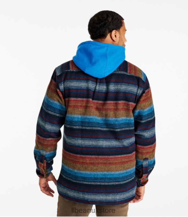 Clothing L.L.Bean Chamois Shirt Rangeley Blue Multi Men 0VRR665052