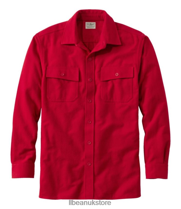 Clothing L.L.Bean Chamois Shirt Rich Red Men 0VRR665870