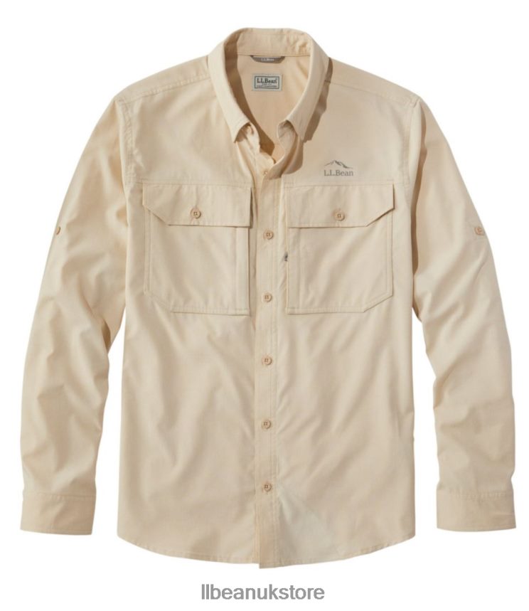 Clothing L.L.Bean No Fly Zone Shirt Sand Dune Men 0VRR665834