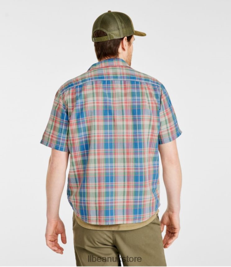 Clothing L.L.Bean Rugged Linen Blend Shirt Barley Men 0VRR66404